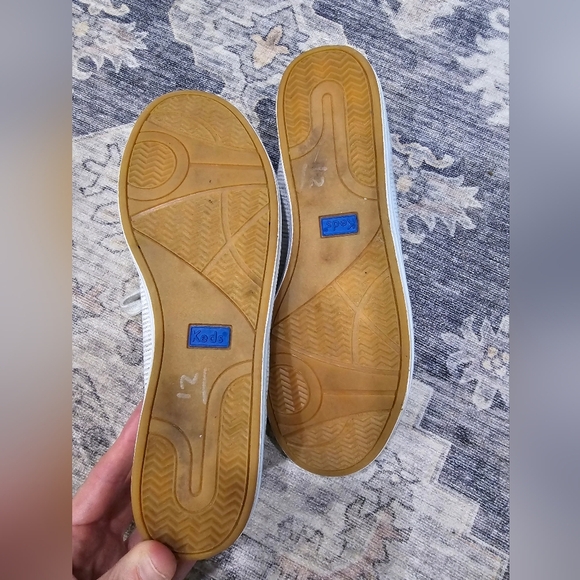 Keds Beige Striped Sneakers - Picture 4 of 7